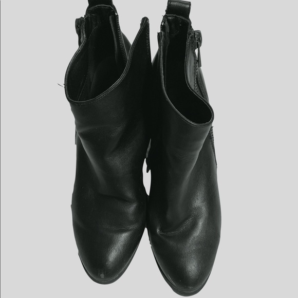 Black Bamboo Booties - Picture 1 of 8